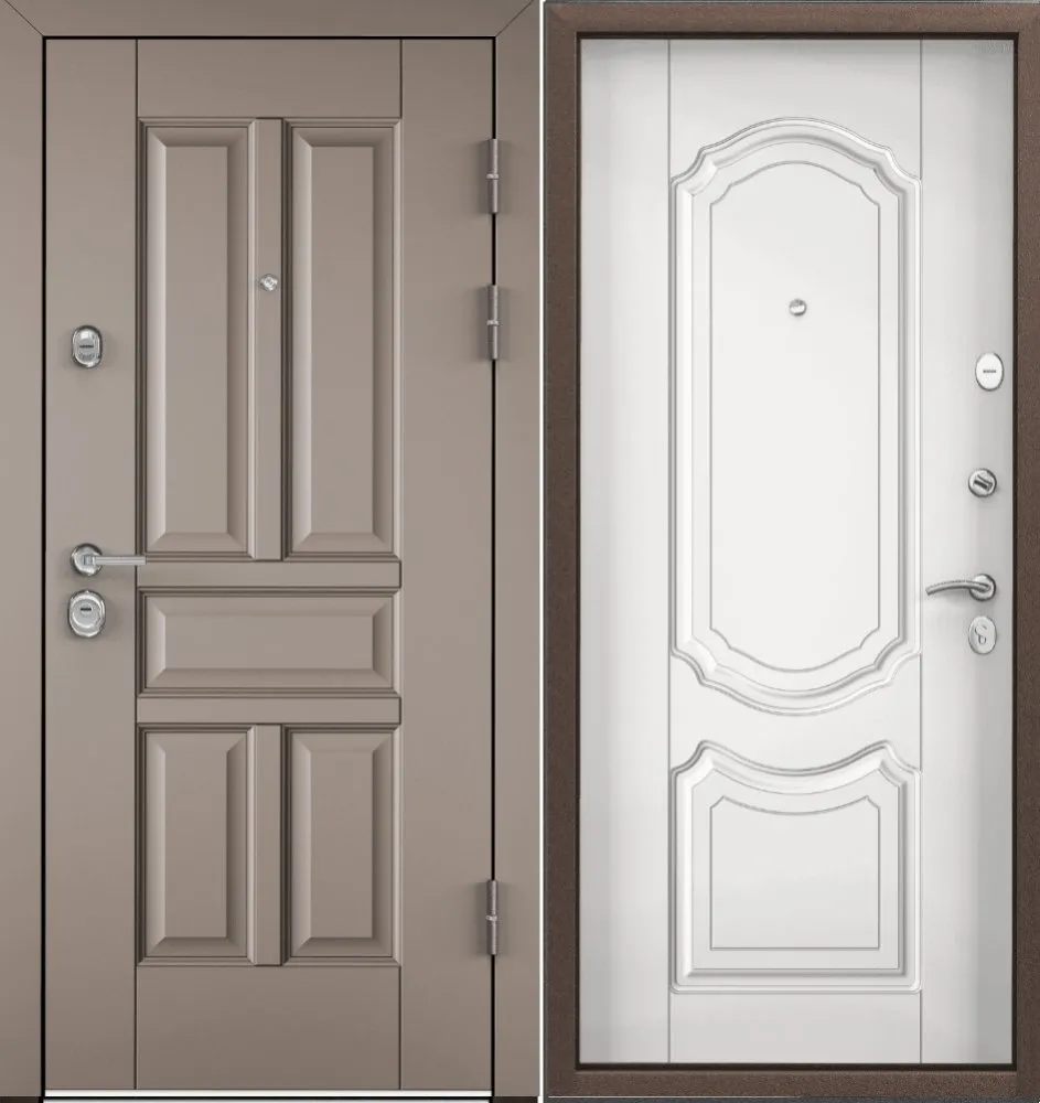 Фото Дверь Цербер 3К Мистраль Латте Сменная панель DIS006437